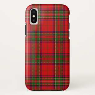 Coque Case-Mate Pour iPhone Stewart / Stuart tartan rouge vert plaid