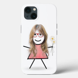 Case-Mate iPhone Case Stick Girl with Daisies