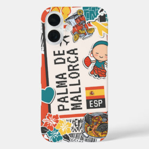 Coque Pour iPhone 16 Sticker de voyage Palma de Mallorca