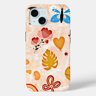 Coque Case-Mate iPhone Stickers esthétiques Boho Collage Téléphone Case