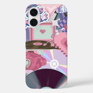 Coque Pour iPhone 16 Stickers Y2K/90 esthétiques cool