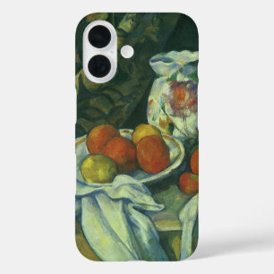 Coque Pour iPhone 16 Still Life, Curtain and Pitcher par Paul Cezanne