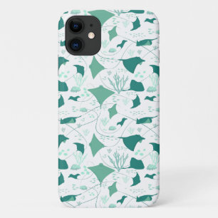 Case-Mate iPhone Case Stingray Manta Ray Aquarium Bleu blanc