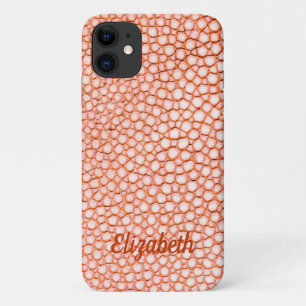 Case-Mate iPhone Case Stingray Skin Coral Print Name Personnalisé