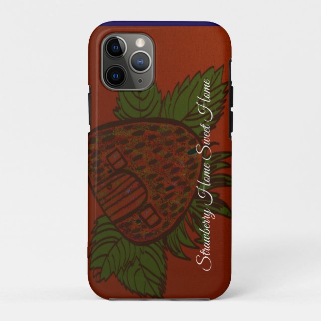 Coques Case-Mate iPhone Strawberry Home Sweet Home  (Dos)