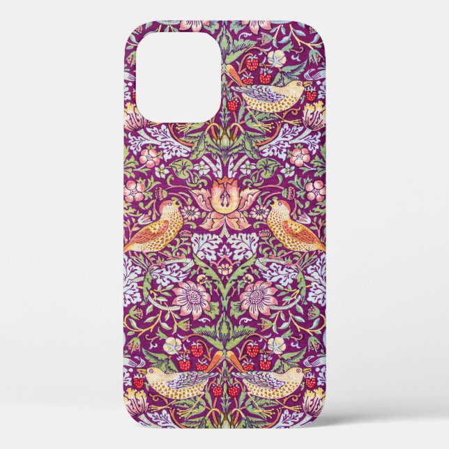 Coques Case-Mate iPhone Strawberry Thief Red, William Morris (Verso)