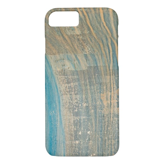 Coques Case-Mate iPhone stries abstraites turquoise (Dos)