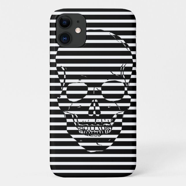 Coques Case-Mate iPhone Stripes crâne (Dos)