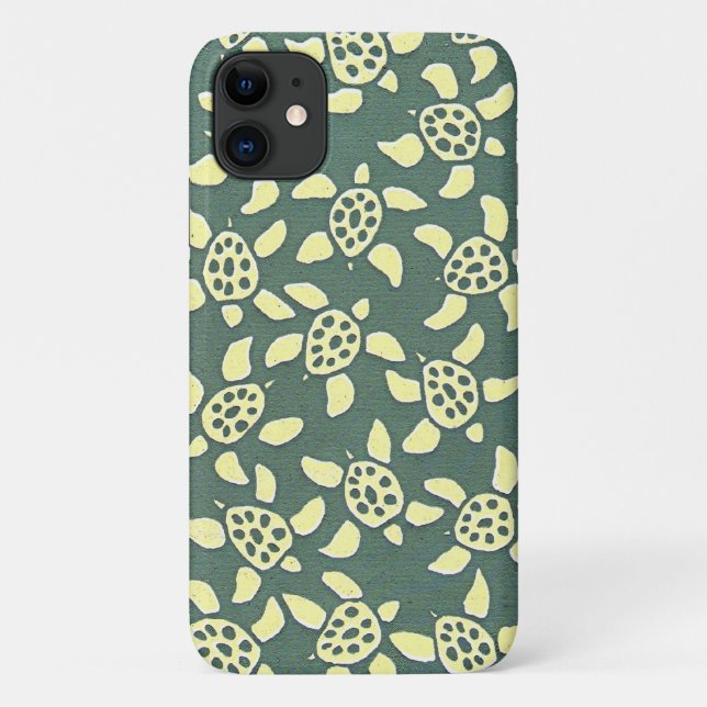 Coques Case-Mate iPhone structuration de tortue (Dos)
