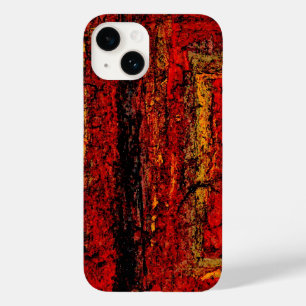 Coque Case-Mate iPhone Structure Abstrait Afrique rouge
