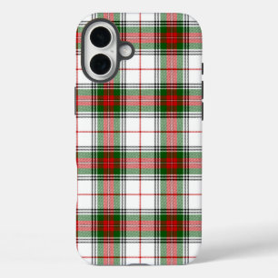 Coque Pour iPhone 16 Plus Stuart / Stewart tartan blanc rouge vert plaid