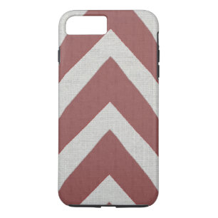 Coque iPhone 8 Plus/7 Plus Style africain moderne Print rouge flèches lin loo