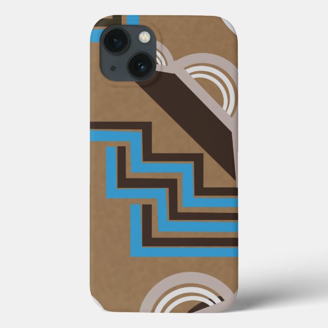Coques Case-Mate iPhone Style Art Déco Design abstrait (Verso)