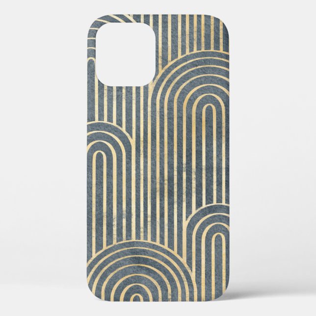 Coques Case-Mate iPhone Style Art déco design luxe géométrique sans faille (Verso)