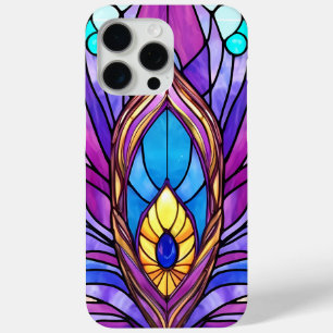 Coque Case-Mate iPhone Style Art Nouveau Vitrage Peacock Plumes