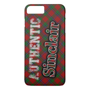 Coque iPhone 8 Plus/7 Plus Style authentique Clan Sinclair Scottish Tartan De