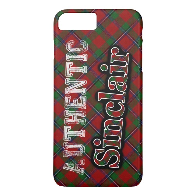 Coques Case-Mate iPhone Style authentique Clan Sinclair Scottish Tartan De (Dos)