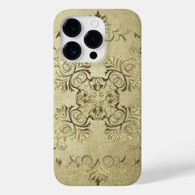 Coques Case-Mate iPhone Style baroque grunge texture. (Verso)