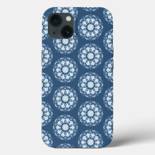 Case-Mate iPhone Case Style Blue Mandala Moderne tendance