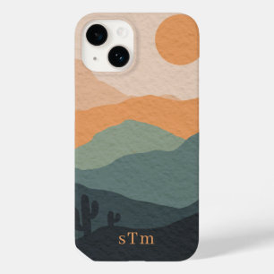 Coque Case-Mate iPhone Style Boho Terme Désert Abstrait Paysage