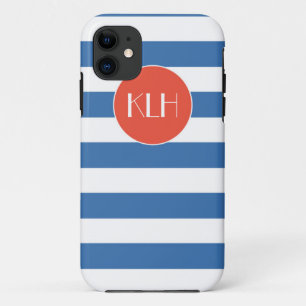 Coque Case-Mate Pour iPhone Style Cabana bleu classique