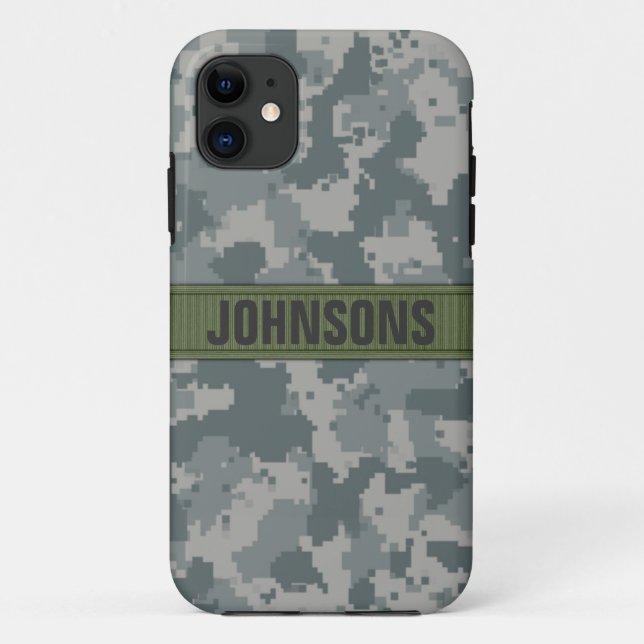 Coques Case-Mate iPhone Style Camo d'ACU personnalisé (Dos)