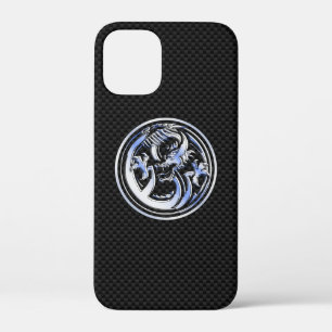 Etui iPhone Case-Mate Style Chrome Dragon Crest Carbon Impression