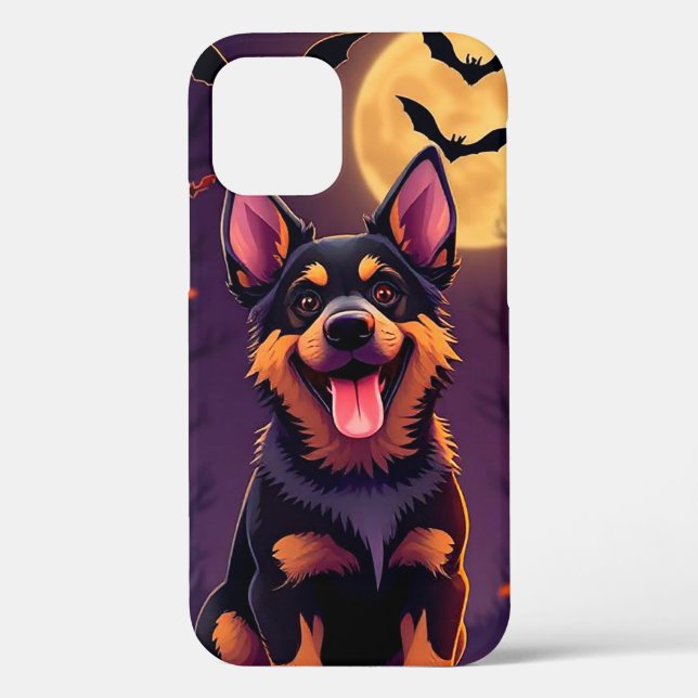 Coques Case-Mate iPhone Style de chiot fantôme joueur 🎃🐶 Saison effrayan (Verso)