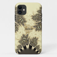 Style de dentelle Tribal vintage Monogramme iPhone