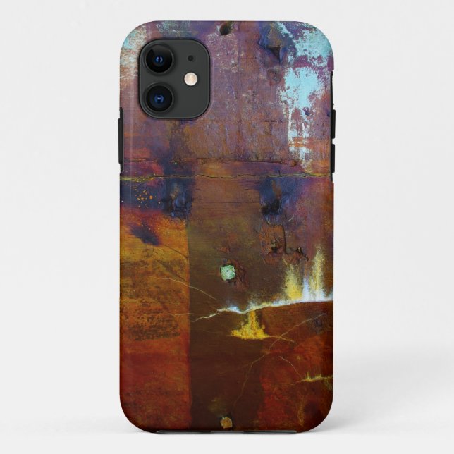 Coques Case-Mate iPhone Style de grunge Brown (Dos)