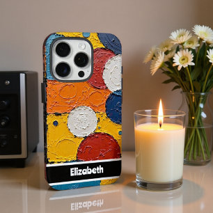 Coque iPhone 16 Pro Style de peinture à l'huile d'Impasto