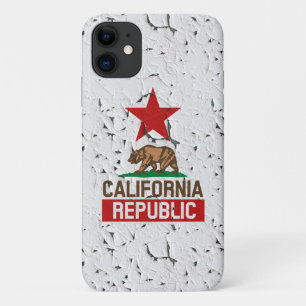 Coque iPhone 11 Style de peinture Peeling de la Californie