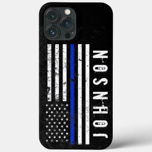 Coque Case-Mate iPhone Style désorganisé Drapeau de police Nom personnali