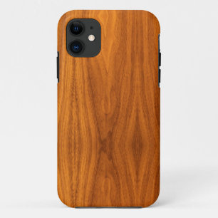 Coques Pour iPhone Style en bois de grain de placage de teck