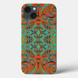 iPhone 13 Case style ethnique dur de cas de l'iPhone 6