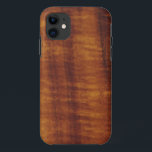 Case-Mate iPhone Case Style hawaïen bouclé en bois de Koa<br><div class="desc">Image de beau bois de Koa d'Hawaï.</div>