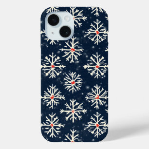 Coque Case-Mate iPhone Style hivernal Motif de flocon de neige