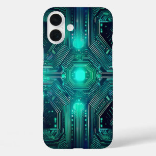 Coque Pour iPhone 16 Plus Style inspiré de la technologie de carte de circui