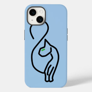 Coque Case-Mate iPhone Style Kitty Cat Outline