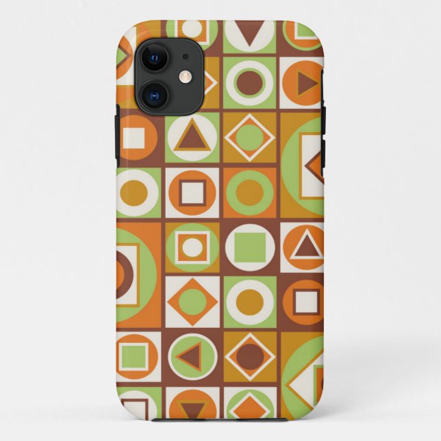 Coques Case-Mate iPhone Style Moderne Du Milieu Du Siècle 11 (Dos)
