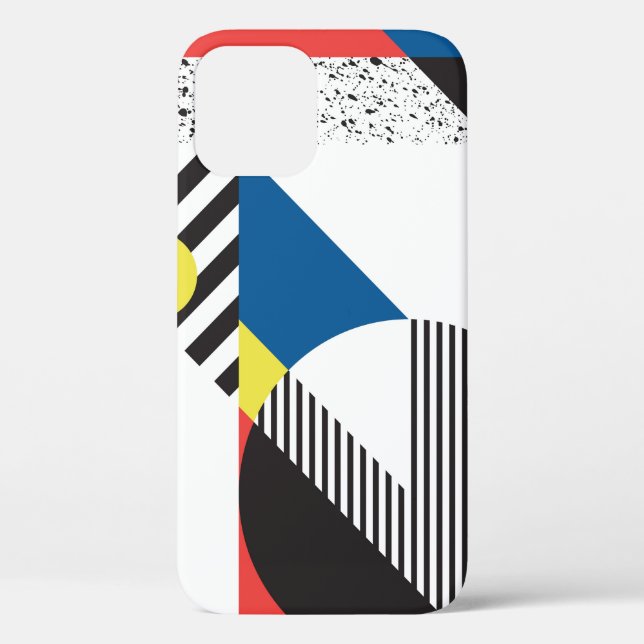 Coques Case-Mate iPhone Style moderne rétro Design Arrière - plan (Verso)