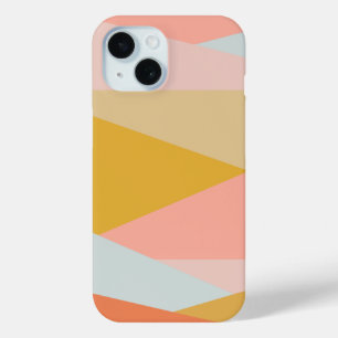 Coque Case-Mate iPhone Style Pastel Géométrique Couleur Bloc Formes Moder