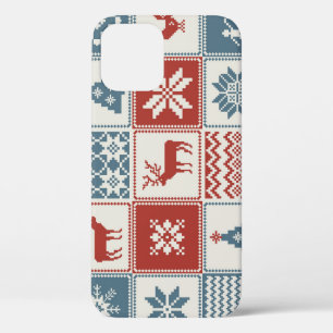 Case-Mate iPhone Case Style Patchwork : Motif ornemental de Noël