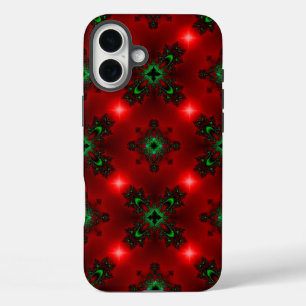 Coque Pour iPhone 16 Plus Style rétro Artdeco de Noël