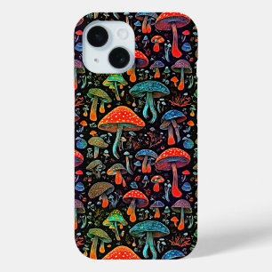 Coque Case-Mate iPhone Style super - Champignons bioluminescents dynamiqu