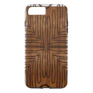 Coque iPhone 8 Plus/7 Plus Style Tribal Africain Moderne Grain