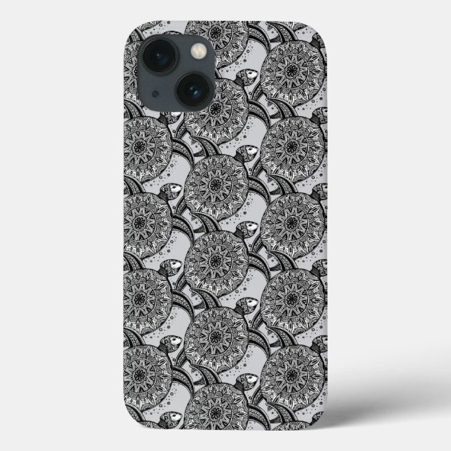 Coques Case-Mate iPhone Style Turtle Motif (Verso)