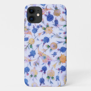 Case-Mate iPhone Case Style vintage Fleurs Bleues Floral Art Téléphone C
