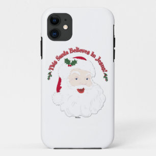 Coques Pour iPhone Style vintage Père Noël Ce Père Noël croit en Jésu