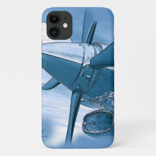 Case-Mate iPhone Case Style vintage Turboprop Aircraft Art